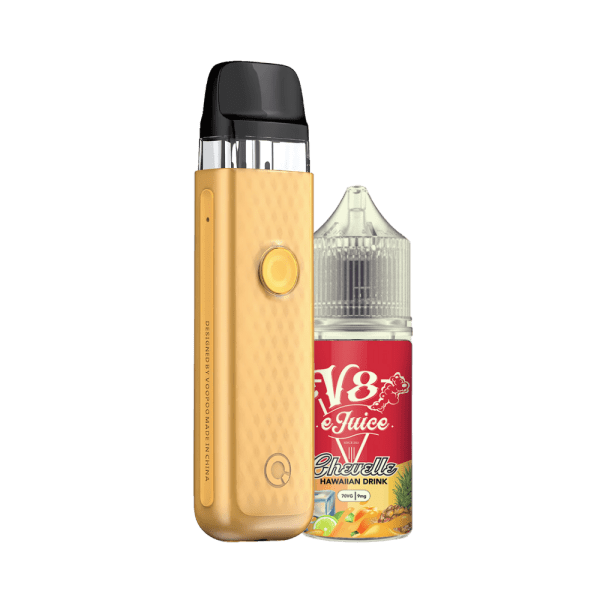Combo Pod Vinci Q + Líquido V8 E-Juice Hawaiian Drink (1)